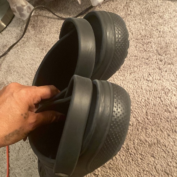 Jibbitz by Crocs black and white clogs unisex size 7M/9W - Picture 12 of 17